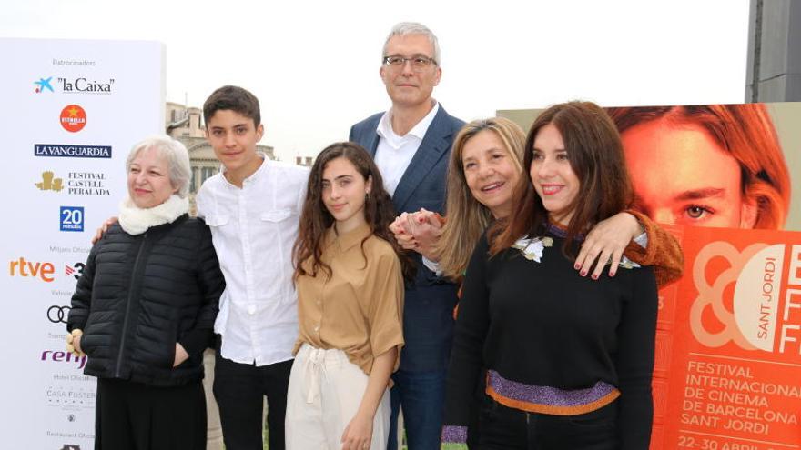 L&#039;equip de la pel·lícula &#039;La vida sense la Sara Amat&#039;, al &#039;photocall&#039; del Bcn Film Fest l&#039;any passat