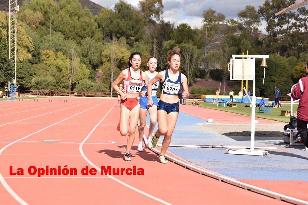 Regional absoluto y sub-23 de atletismo en Lorca