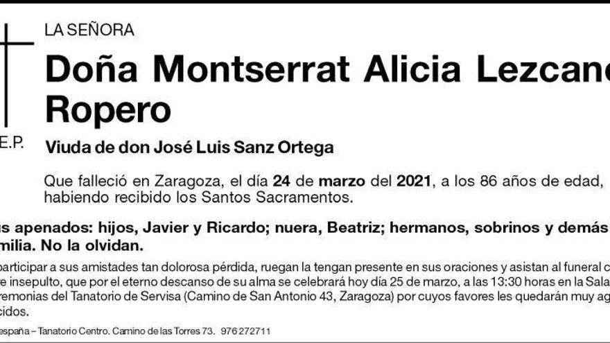 Montserrat Alicia Lezcano Ropero