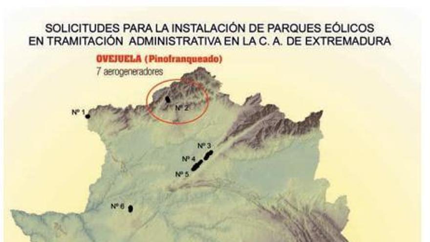 Montánchez convocará una consulta popular sobre la instalación de dos parques eólicos