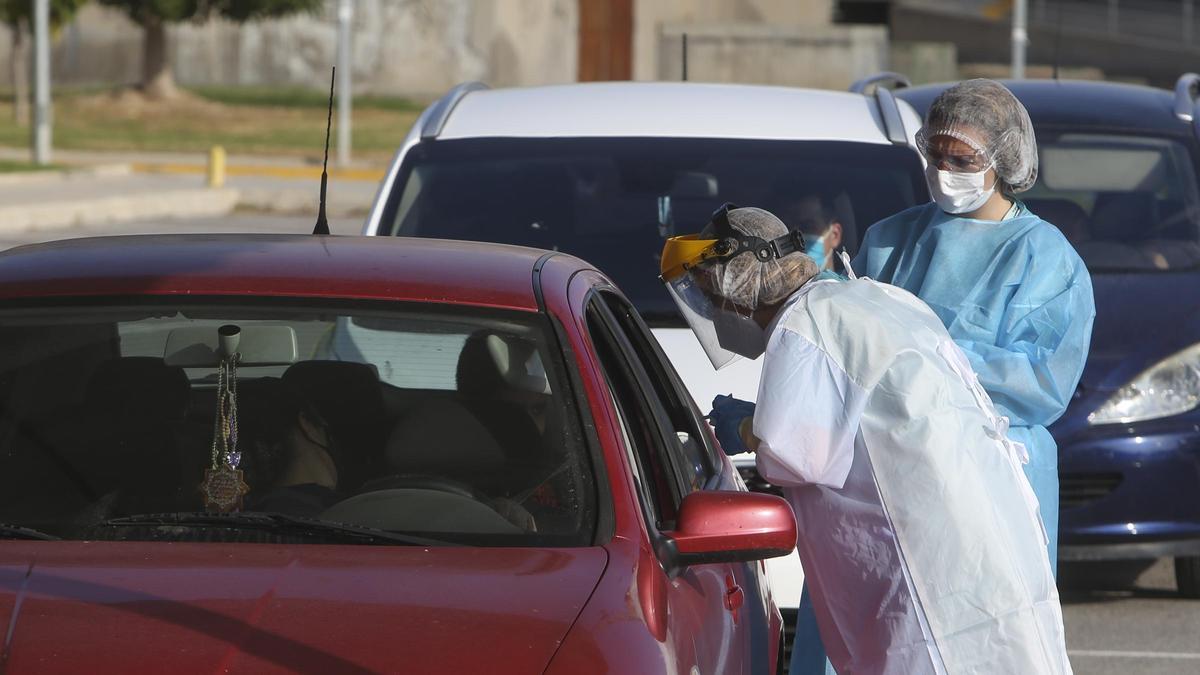 Pruebas PCR en el Hospital de Elda