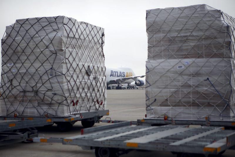 El aeropuerto de Zaragoza bate récords en transportes de mercancias