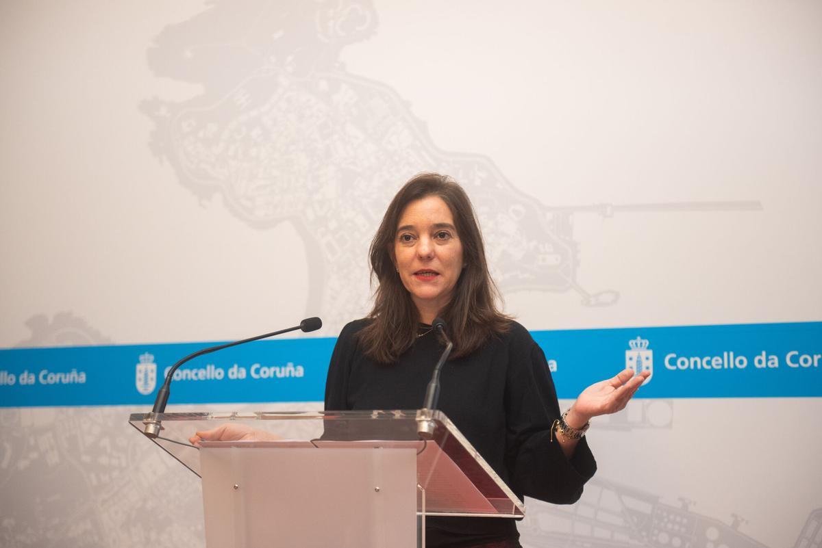 La alcaldesa, Inés Rey, en una imagen de archivo.