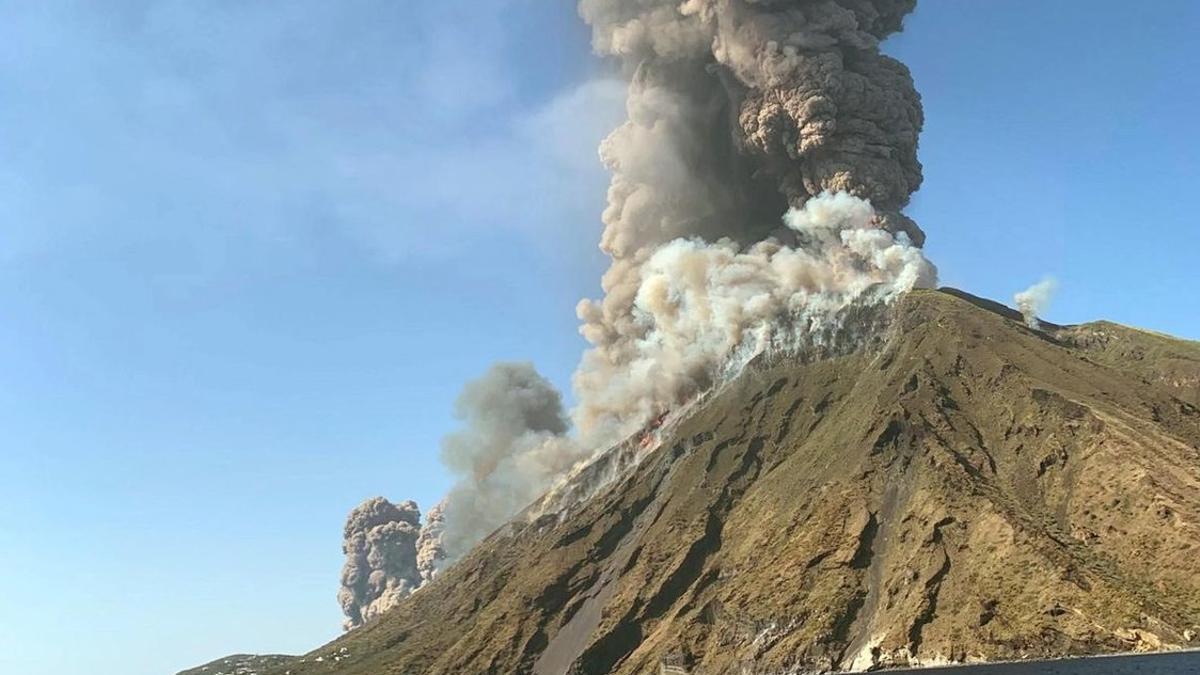 Explosión del Estrómboli, el pasado 3 de julio.