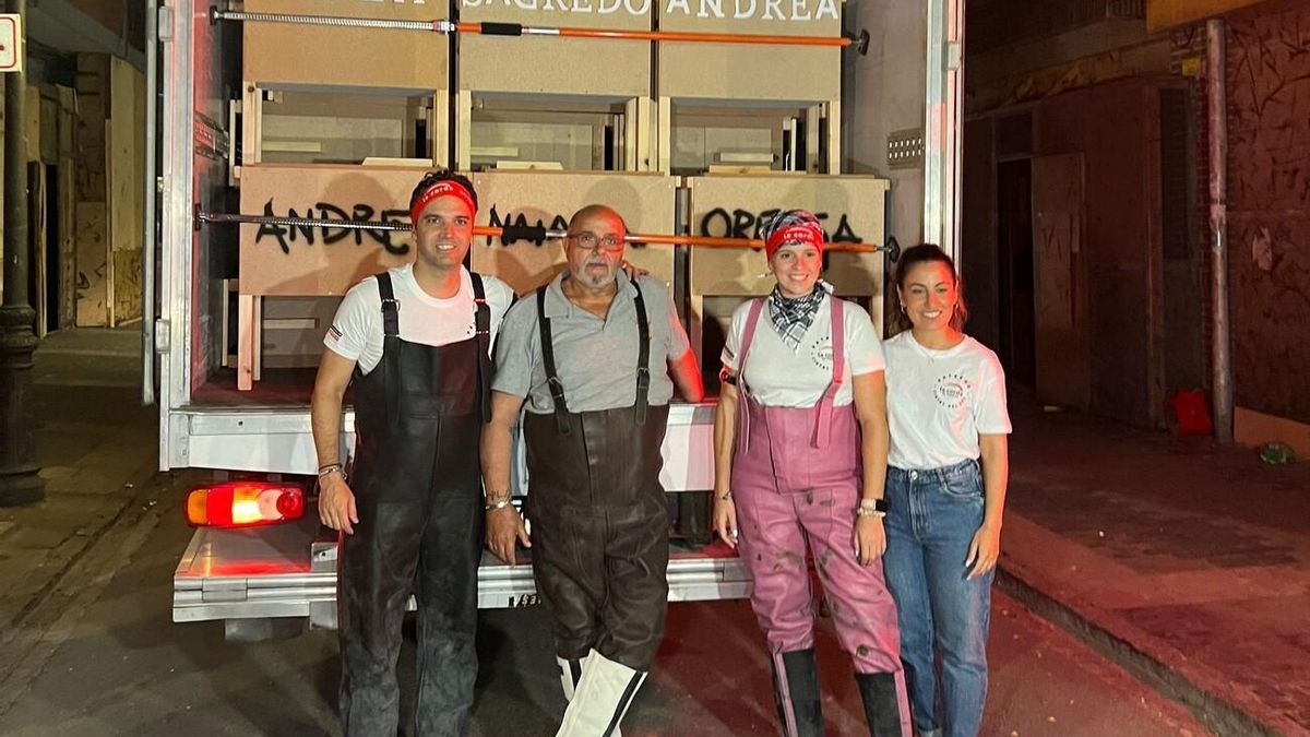 Sagredo, Coeter Major, concejala del Fuego y la Teniente Alcalde de Tradiciones