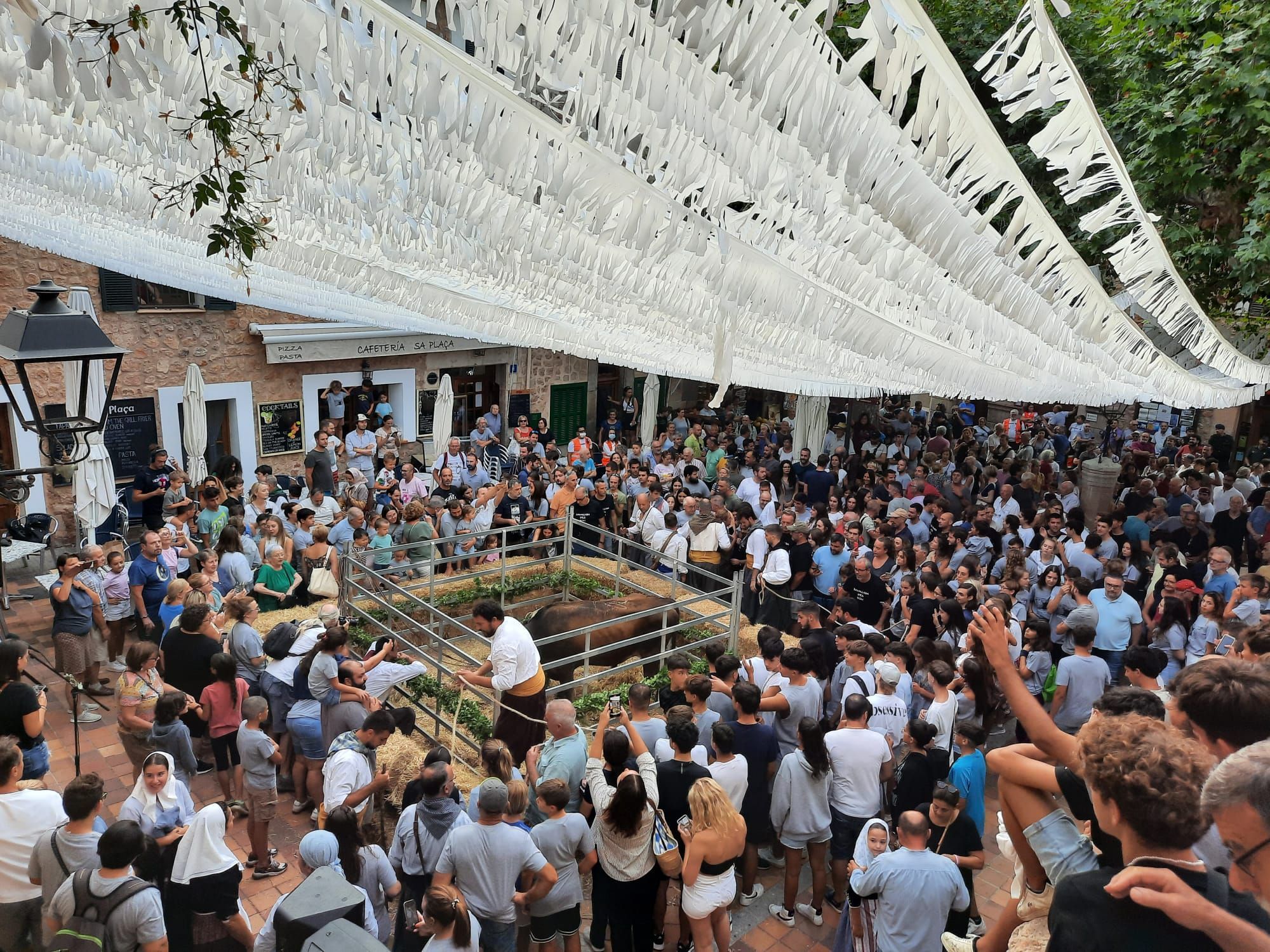 So sah es beim ersten Stierlauf in Fornalutx auf Mallorca nach Corona aus