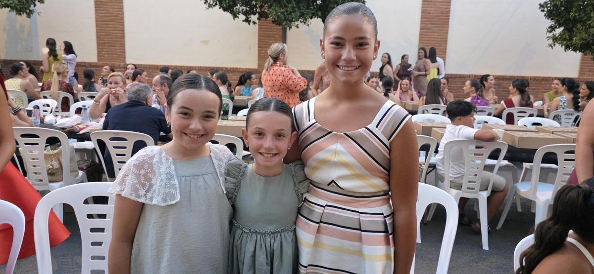 Candidatas a Fallera Mayor Infantil de València 2027 en el Sopar de la Punxà
