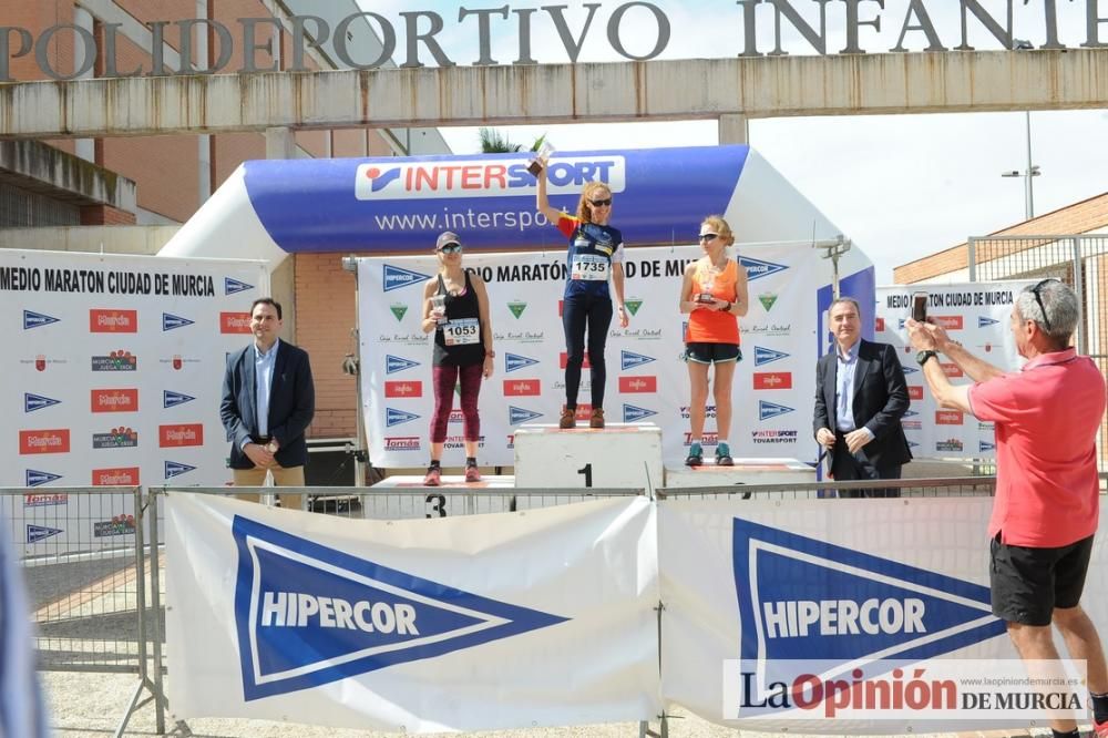 Media Maratón de Murcia: podios