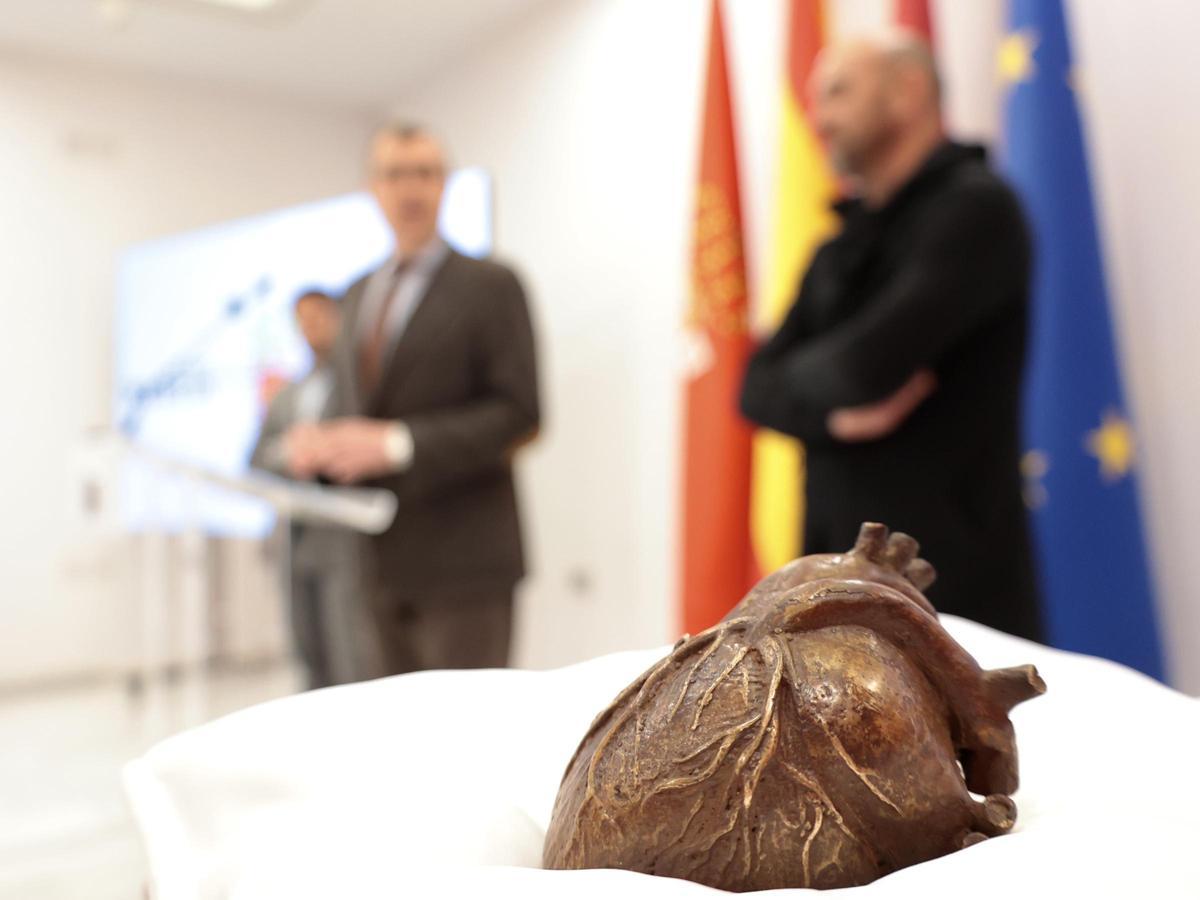 El corazón que incluirá el mural de Lidó Rico.