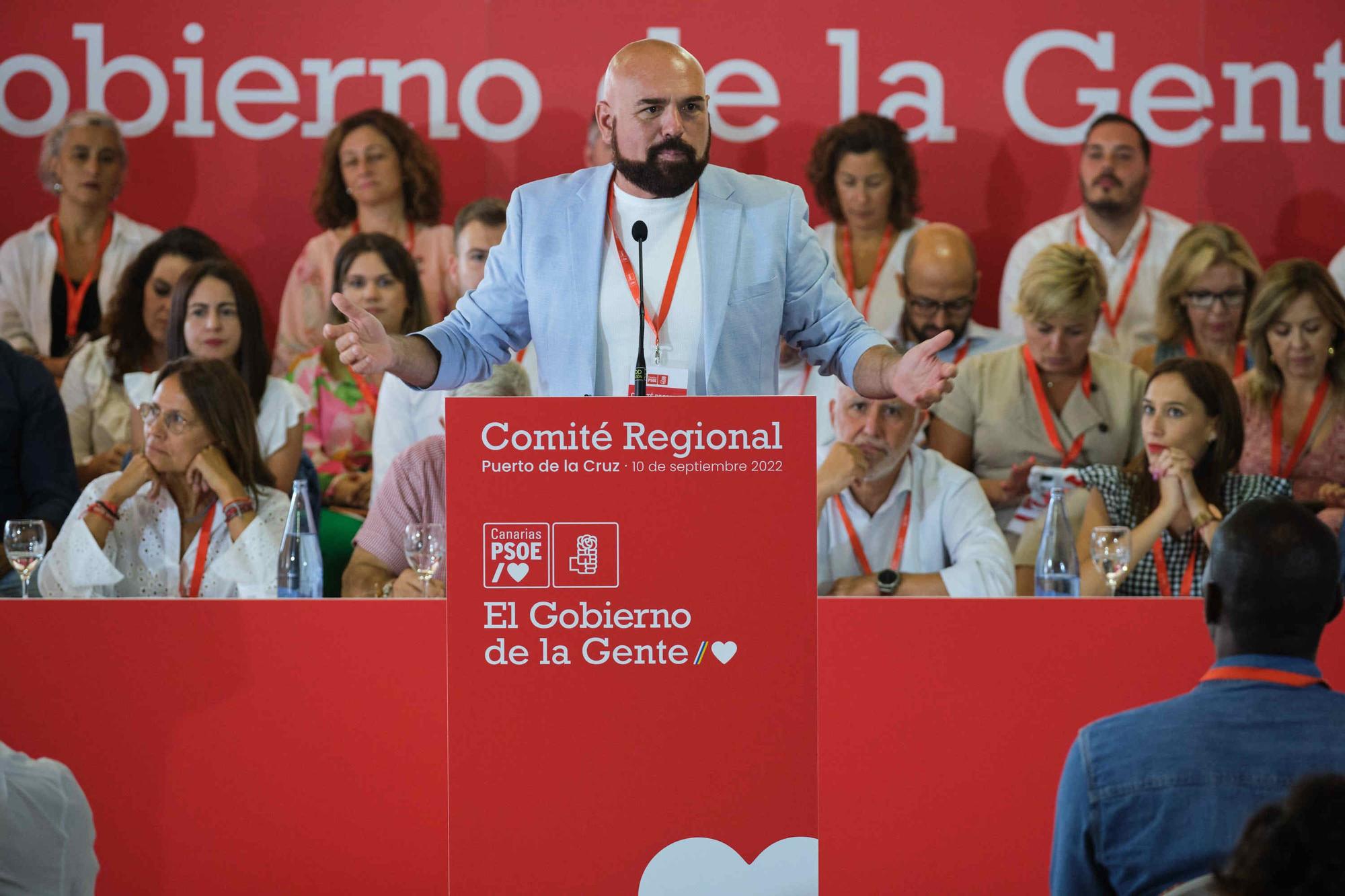 Comité Regional del PSOE celebrado en Puerto de la Cruz (Tenerife)