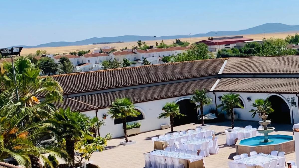 Vista aérea de las instalaciones del complejo Tuareg.