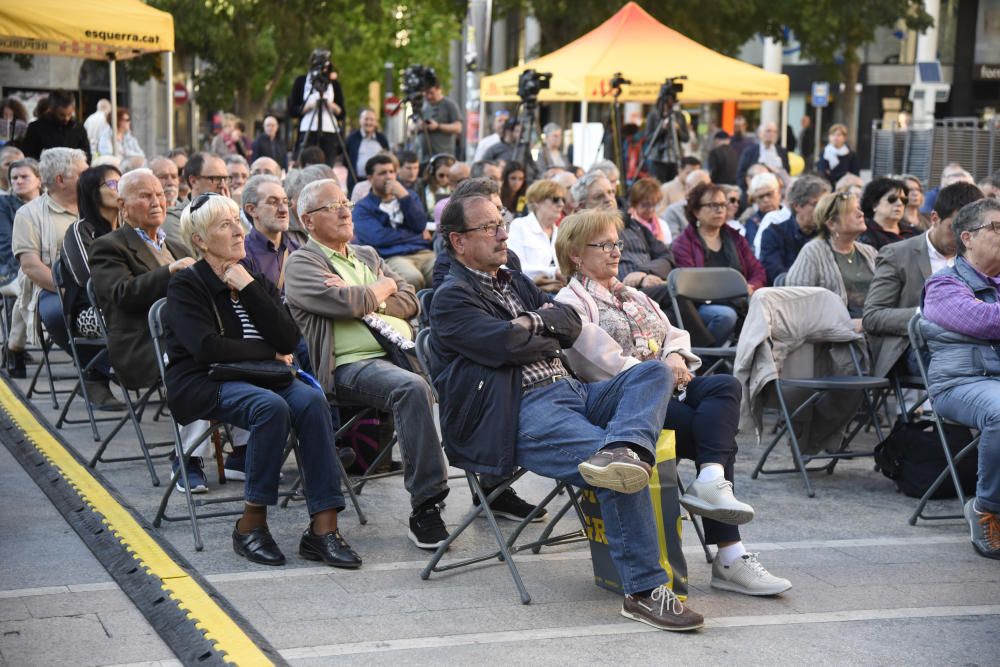 Pere Aragonès a Manresa en l'acte central d'ERC per al 26-M