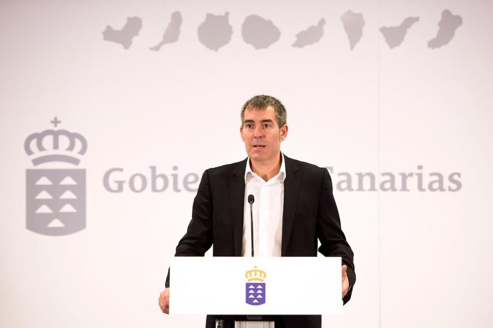 Clavijo anuncia a los nuevos consejeros del Gobierno de Canarias