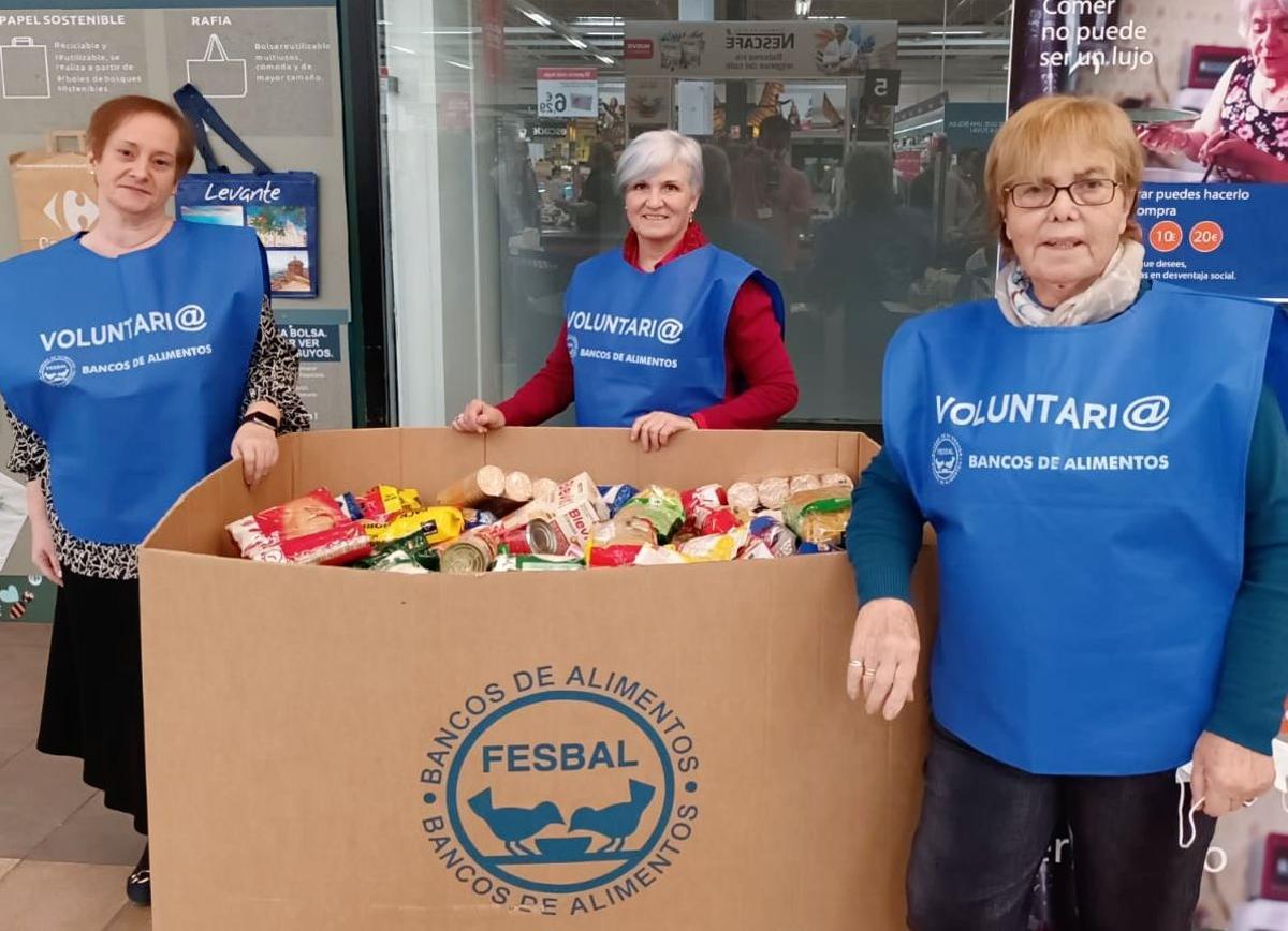 Los voluntarios estarán en las puertas de los súpers.