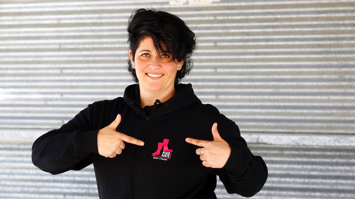Karolina Simal, presidenta de Pink Boots en España.