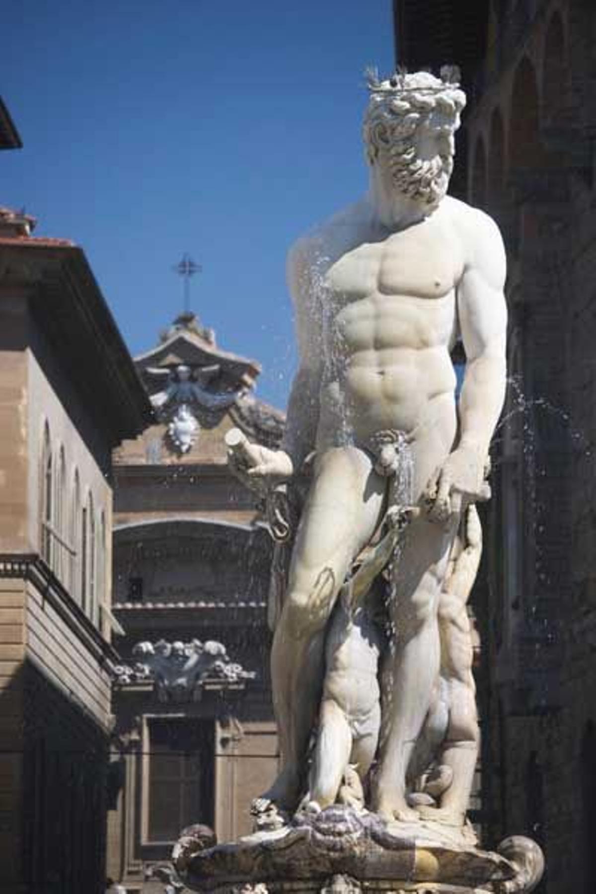 Fente de Neptuno en la Plaza de la Signoria