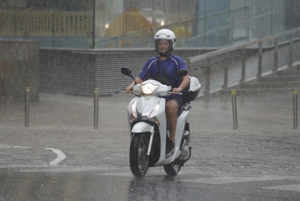 La tempesta a la ciutat de Girona