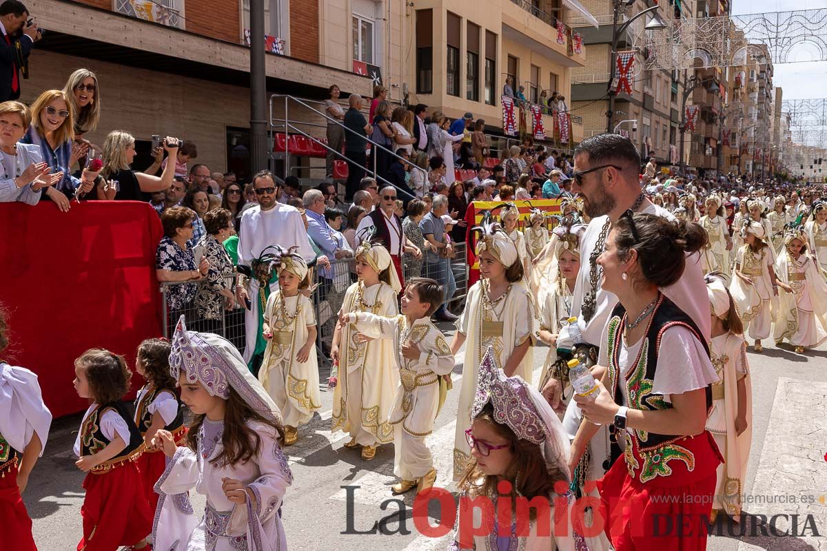 Desfile infantil del Bando Moro en las Fiestas de Caravaca