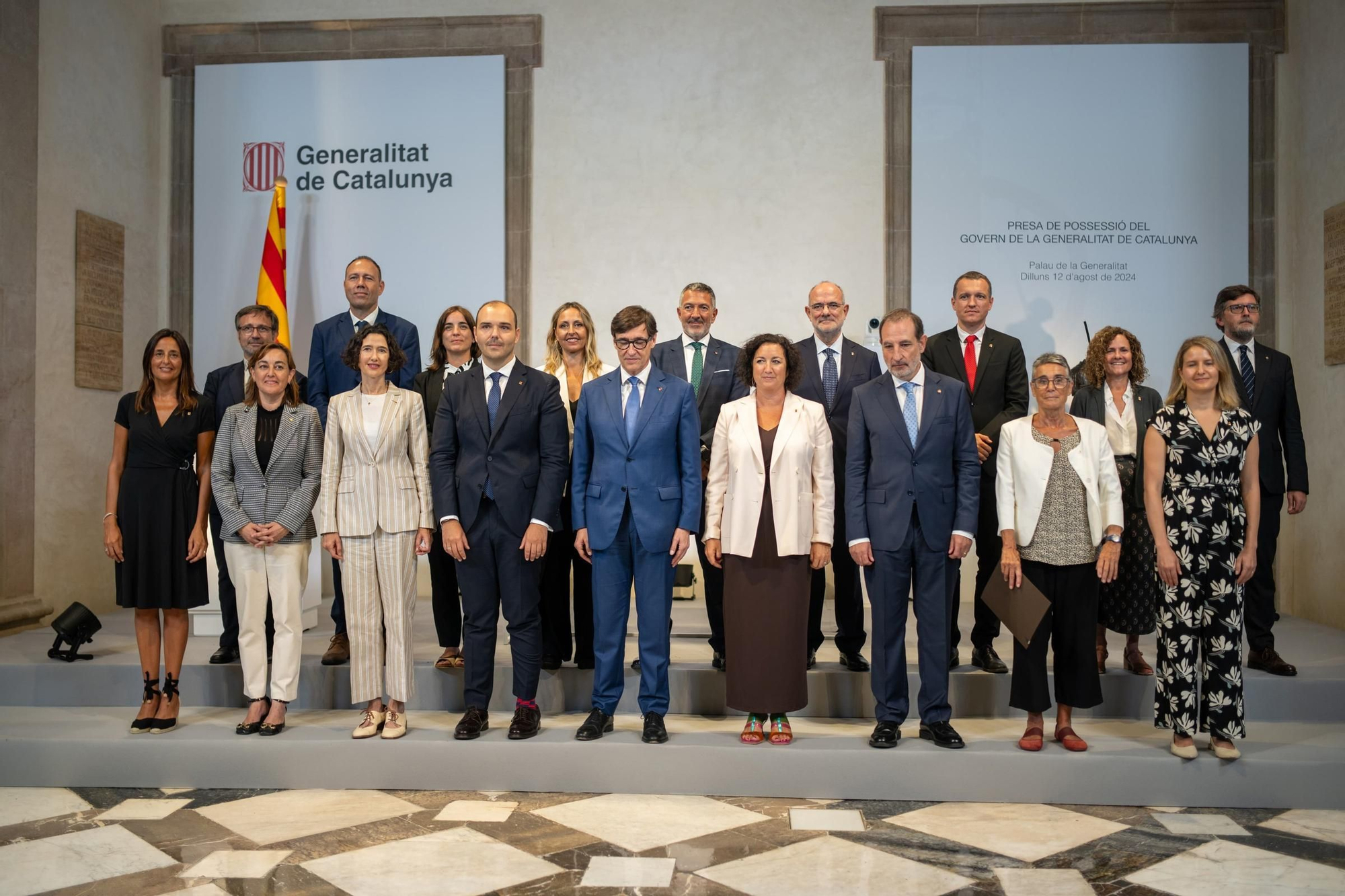 La presa de possessió del nou Govern de la Generalitat, en imatges