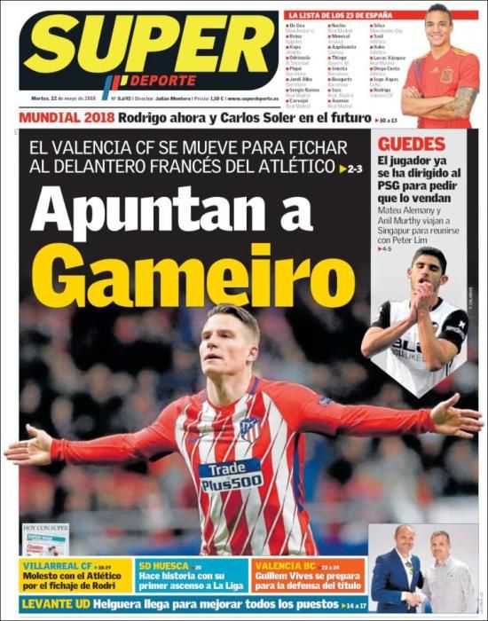 Gameiro, la lista de Lopetegui y Unai Emery