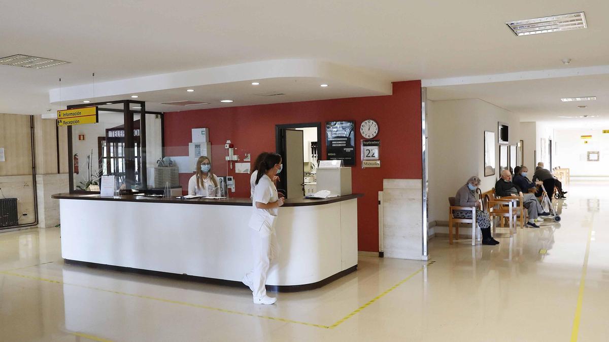 Interior de una sala del hospital Meixoeiro