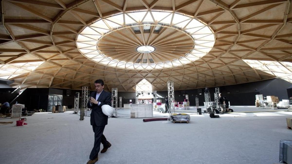 La cúpula del centro comercial Las Arenas.