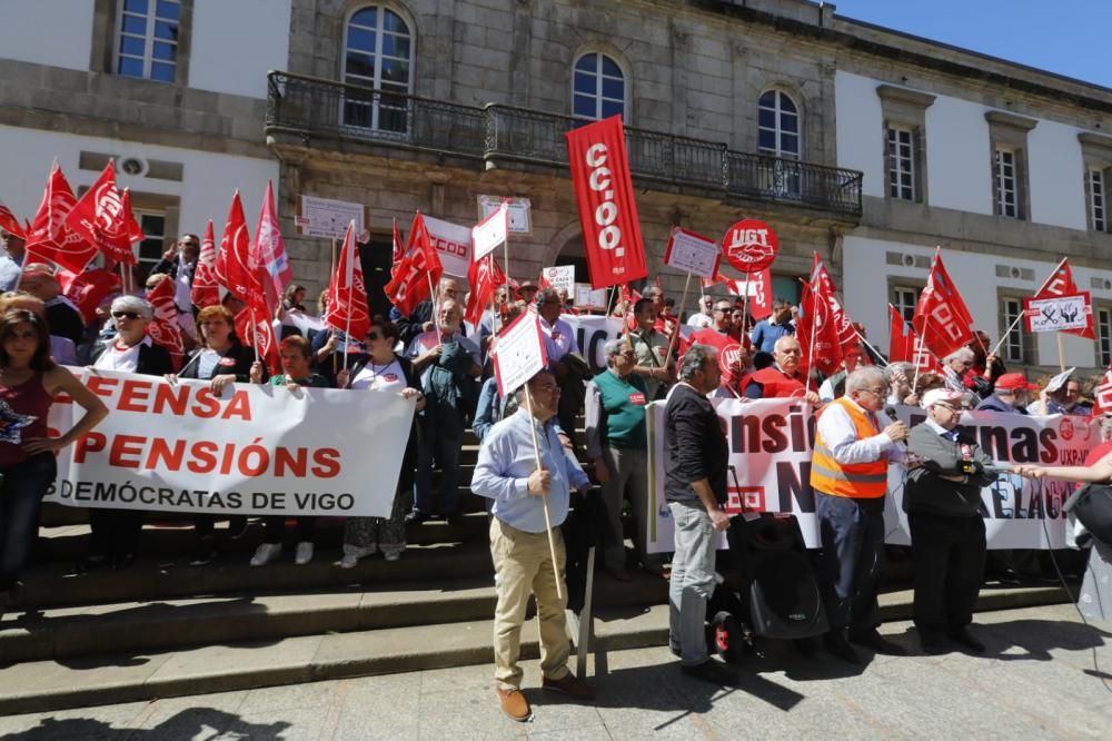 Los pensionistas vuelven a la calle en Vigo