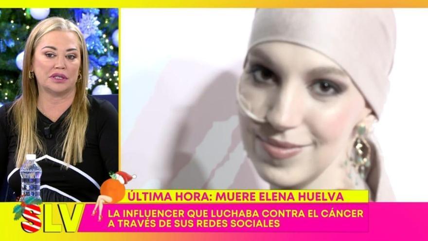 Belén Esteban se rompe tras la muerte de Elena Huelva: &quot;La vida es muy injusta&quot;