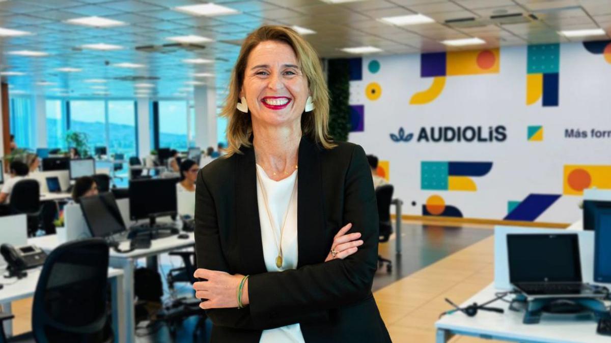 Juana Cózar, directora general de Audiolis.