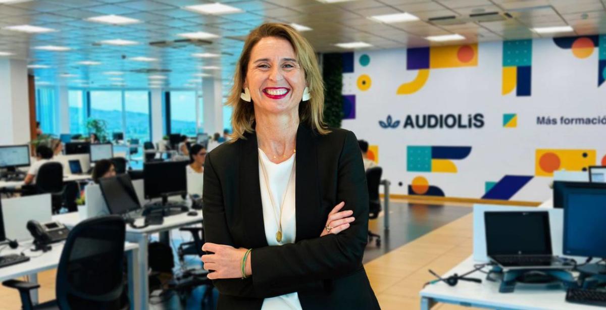 Juana Cózar, directora general de Audiolis.