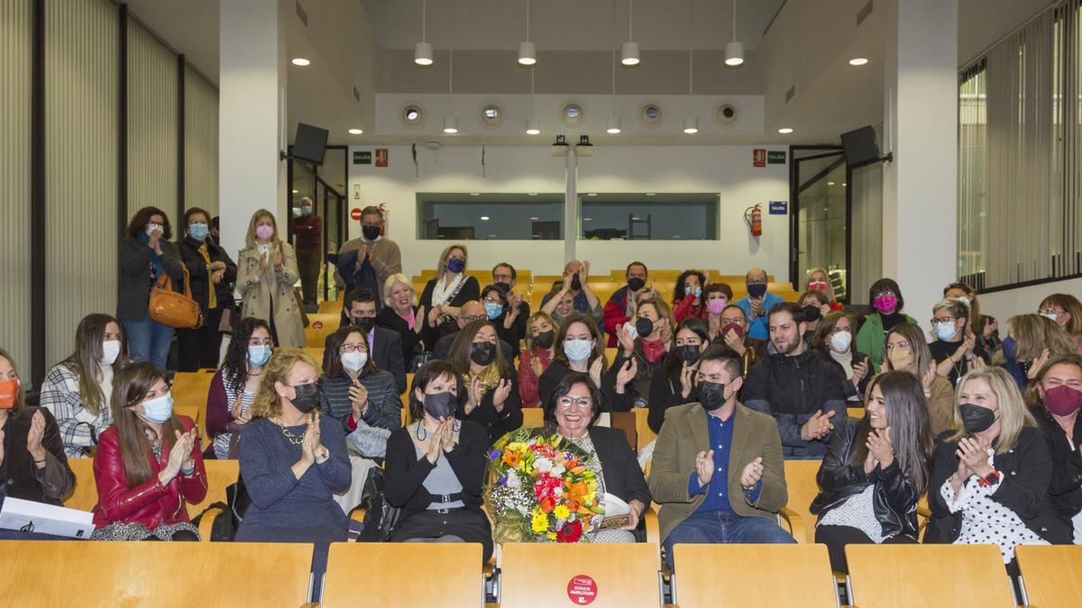 Galardonados e invitados a los premios de Trabajo Social