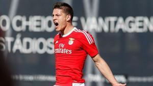 Jovic, con el Benfica