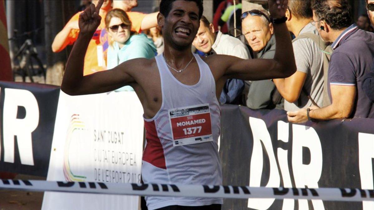 Mohamed El Ghazouany, ganador de la prueba de 10k