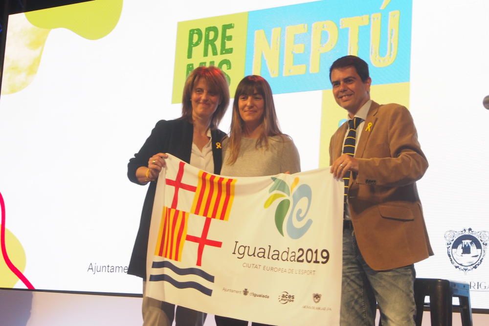 Els Premis Neptú d'Igualada coronen dos triatletes