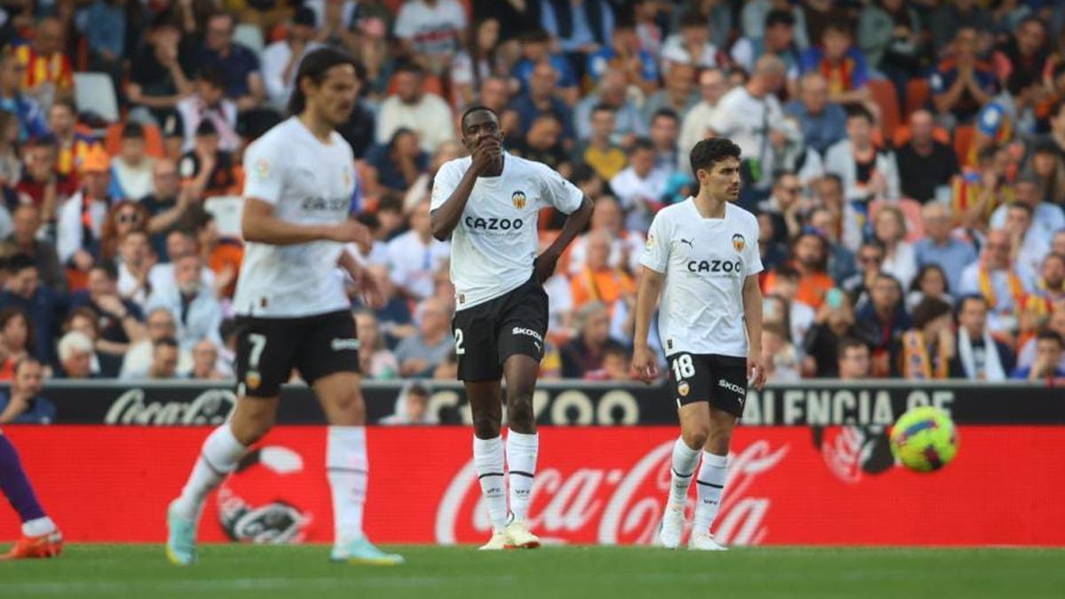 Diakhaby, lamentando su error en el gol del Villarreal