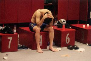 Cesc, desolat després de la derrota.