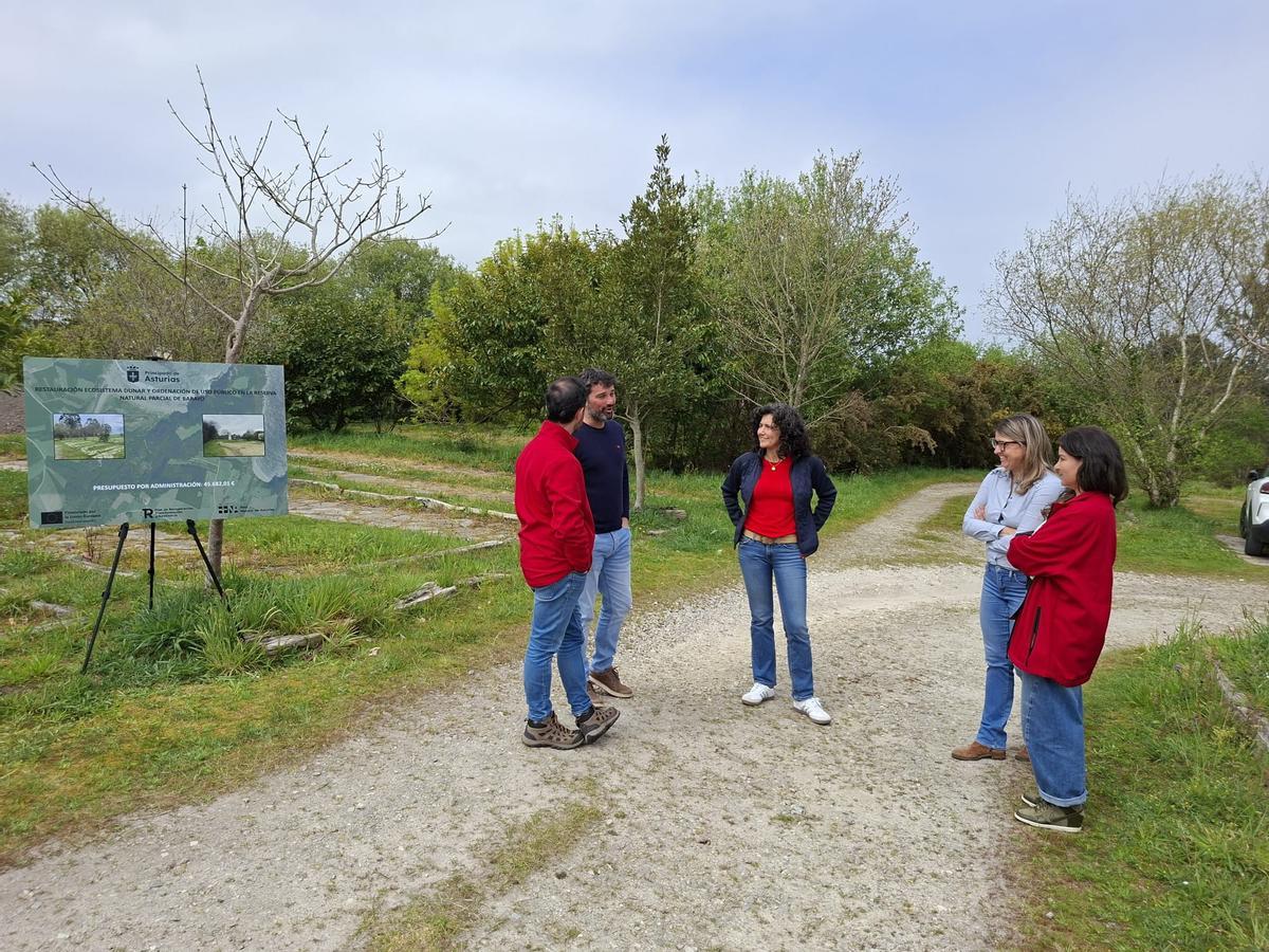 En imágenes: El Principado plantea la mejora del aparcamiento y el acceso a Barayo desde el lado de Valdés