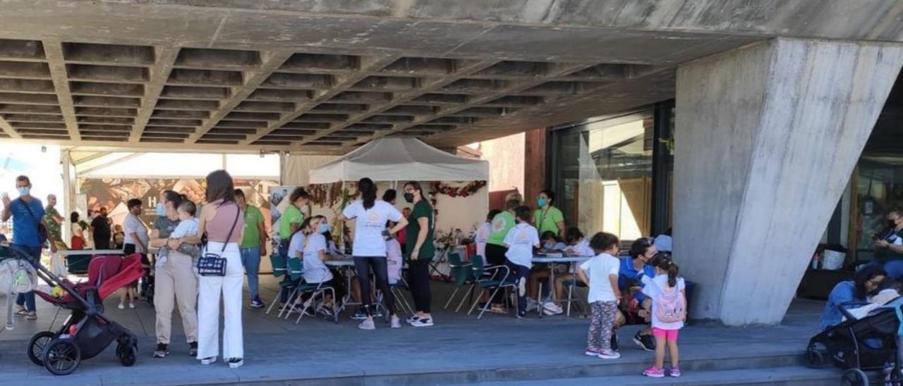 Actividades familiares en el Centro de Visitantes de San Sebastián.