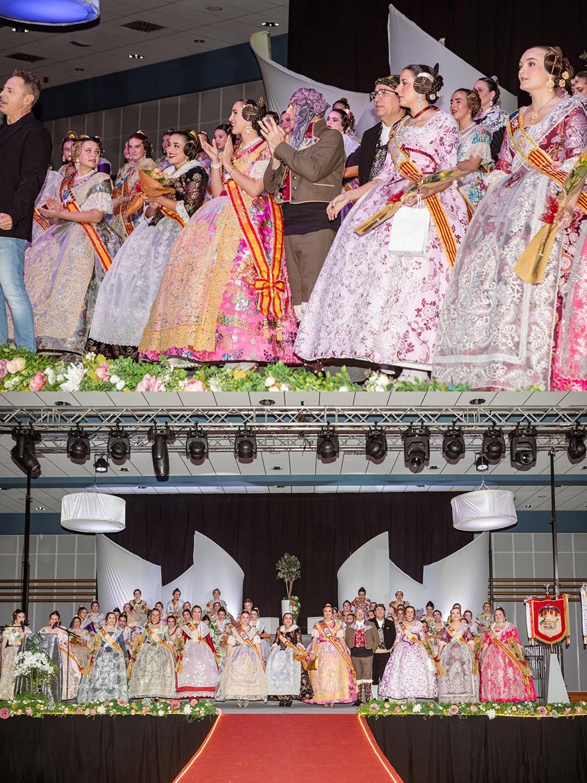 Un acto de las Fallas de Oliva en el presente ejercicio