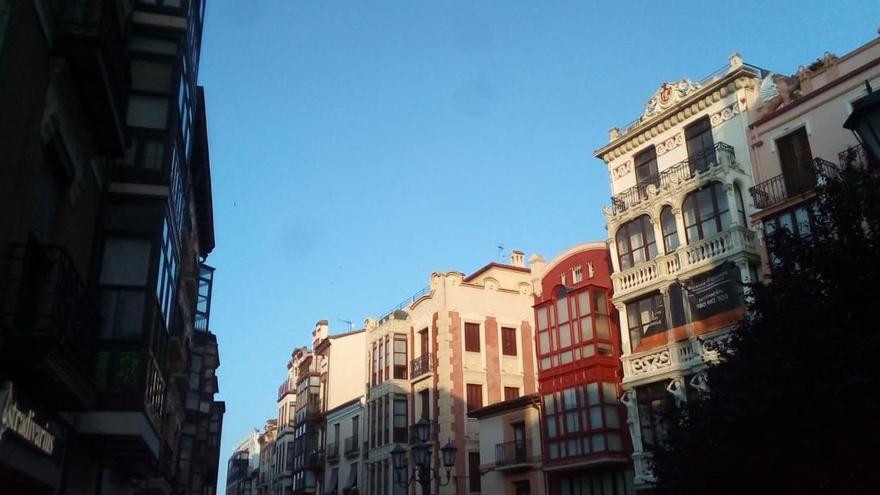 La plaza de Sagasta de Zamora, esta mañana de jueves.