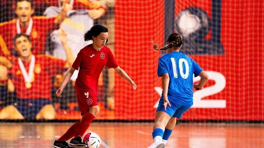 Alba Campos, primera internacional del ADFS Bueu con la selección española