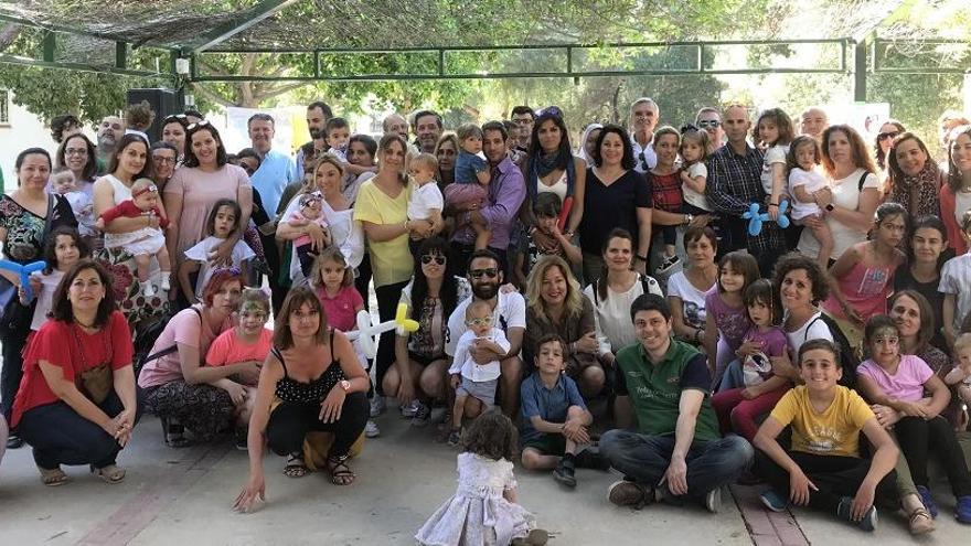 Las familias donantes y receptoras se conocieron durante un acto en La Noria.