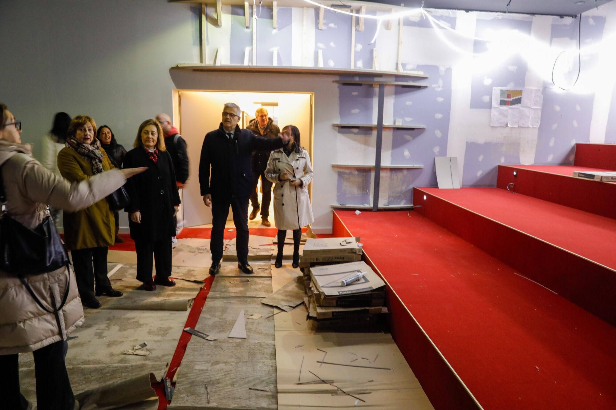 En imágenes: Así avanzan por dentro las obras en la nueva sede del Conservatorio de Avilés