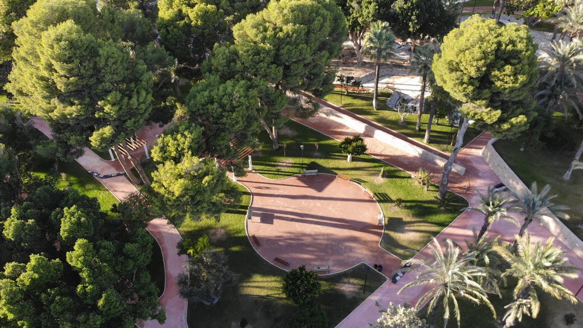 Una imagen aérea del Parc Nou de Crevillent, que está previsto abra sus puertas esta misma semana