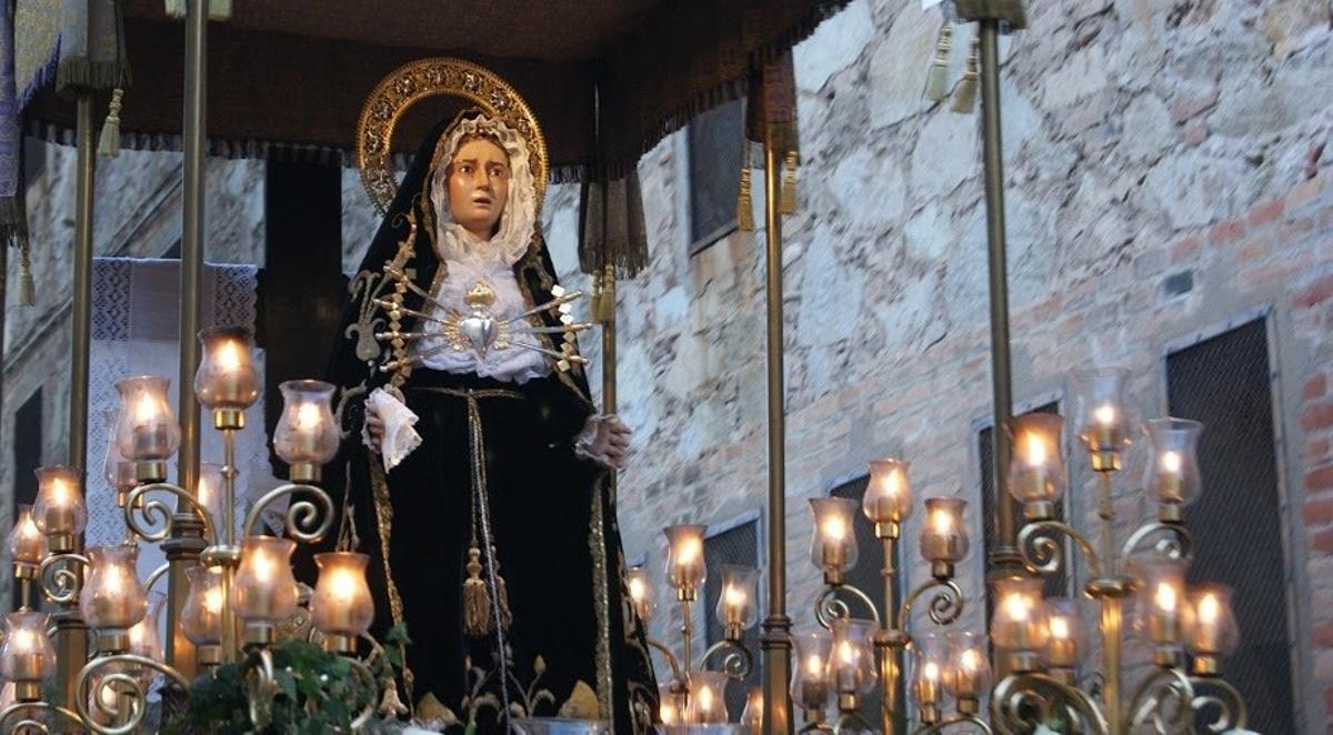 Imagen de la Processó del Silenci de Badalona