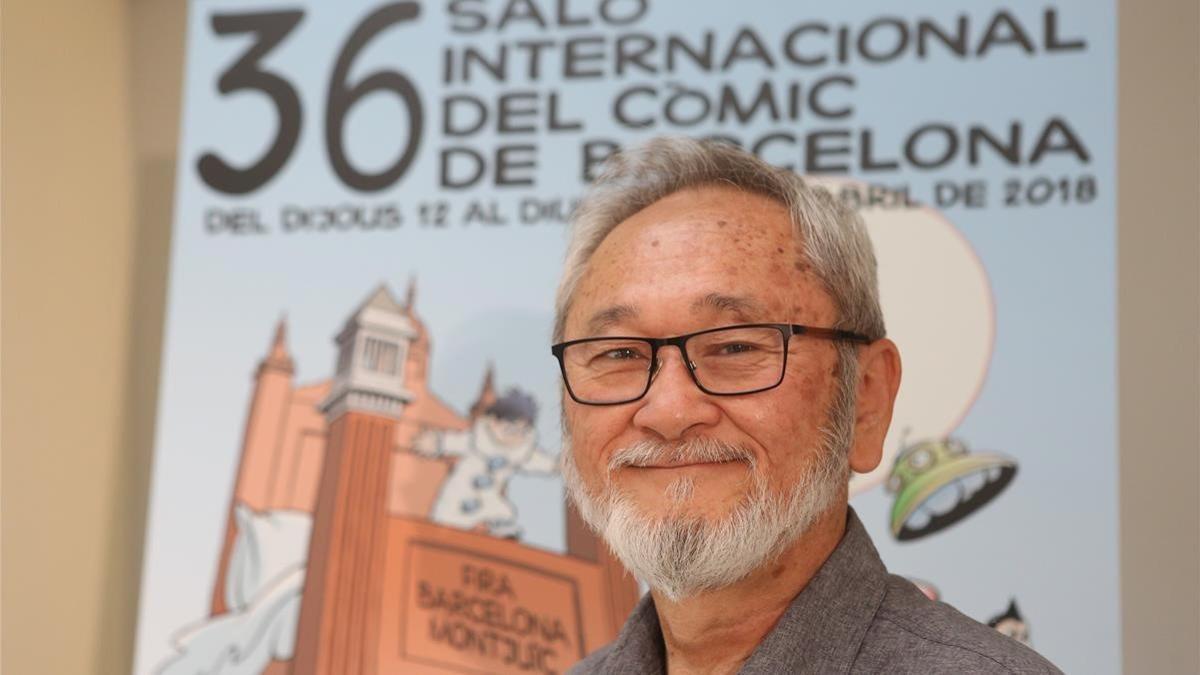 El dibujante Stan Sakai, en el Salón del Cómic.