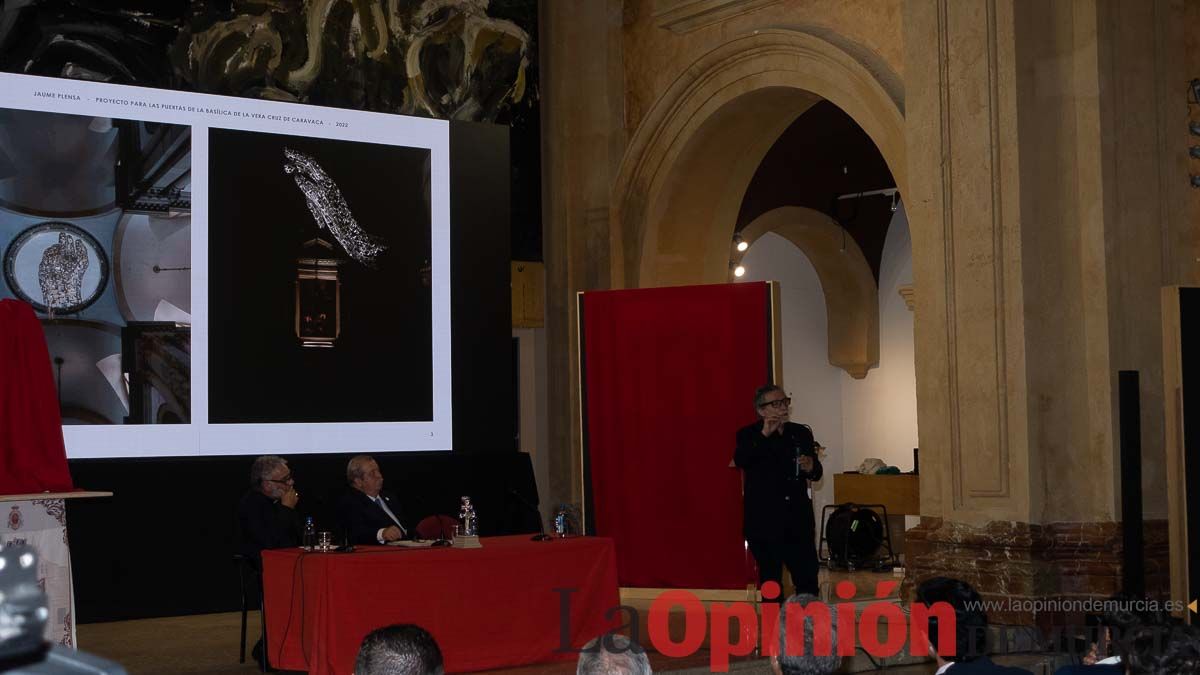 Así fue la presentación de la ‘Puerta del Alma’ de Jaume Blensa en Caravaca