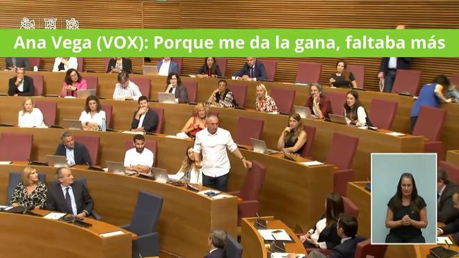 Así fue el enfrentamiento de Joan Baldoví con una diputada de Vox