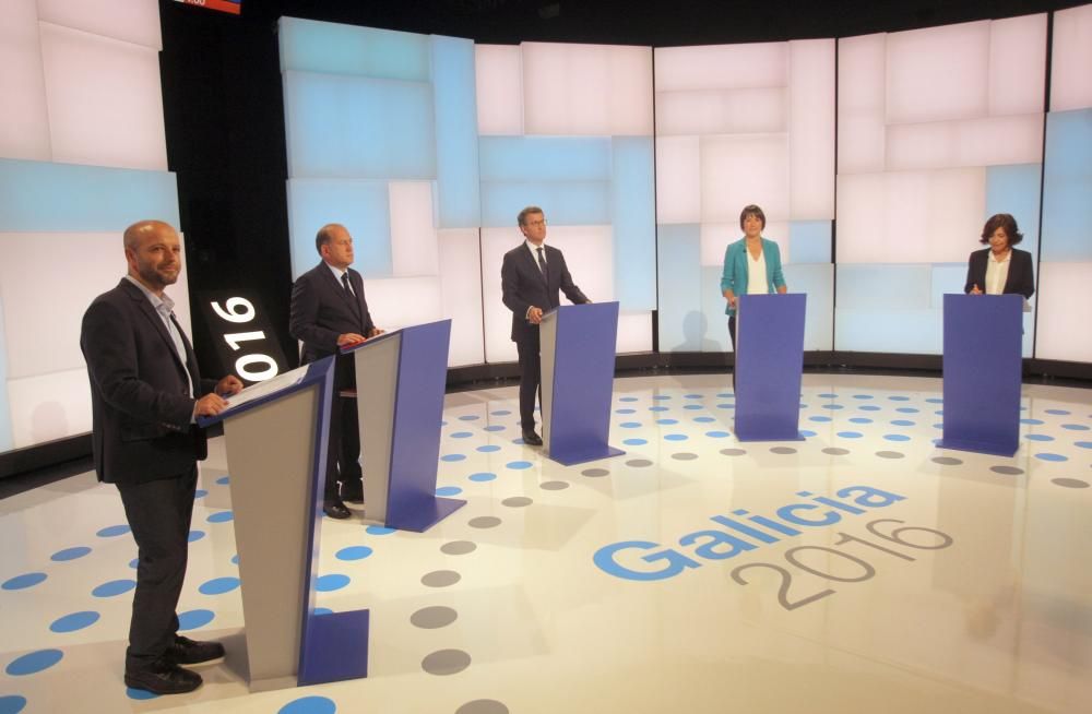 Las imágenes del debate electoral