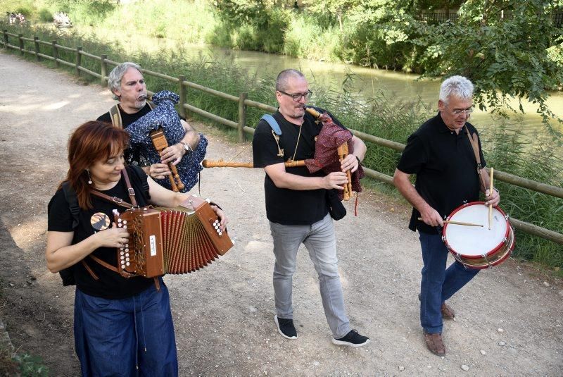 Bajada del Canal de Torrero en Zaragoza